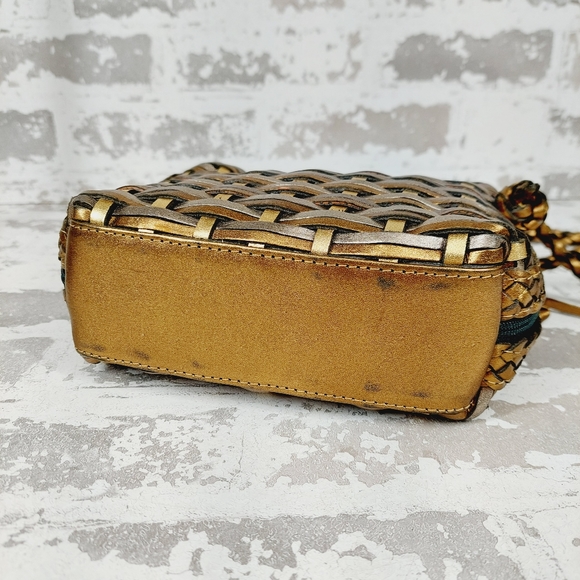 Woven Tan Crossbody Bag - Picture 8 of 12